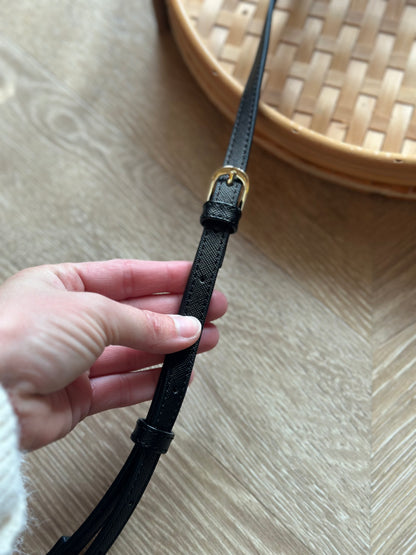 Sac bandoulière motif géométrique