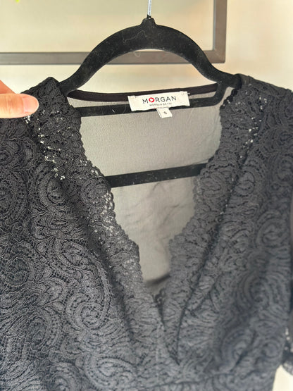 Body en dentelle noire T.36