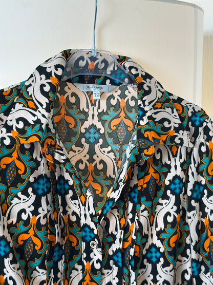 Robe imprimée a motifs colorées esprit bohème T.38