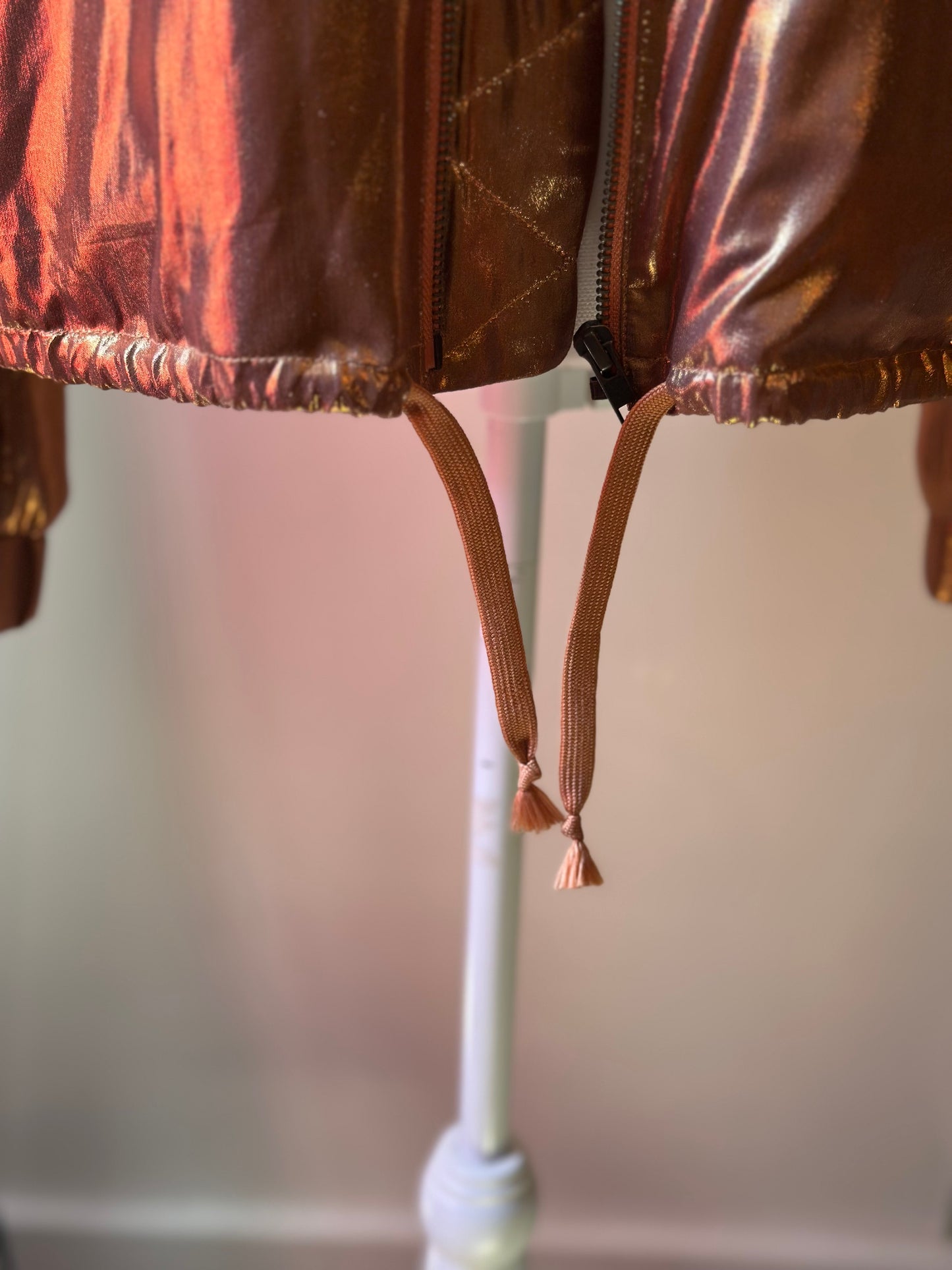 Veste bomber cuivre doré T.38