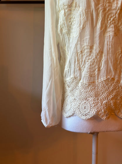Cardigan dentelle crème T.36/38
