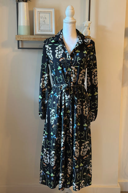 Robe longue fleurie T.38