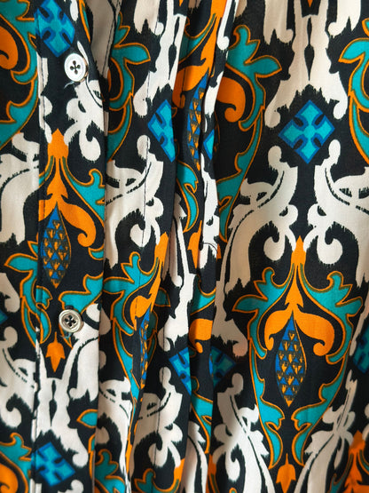 Robe imprimée a motifs colorées esprit bohème T.38