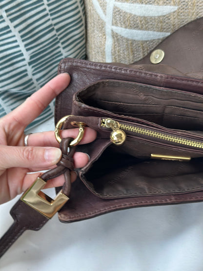 Sac bandoulière cuir marron
