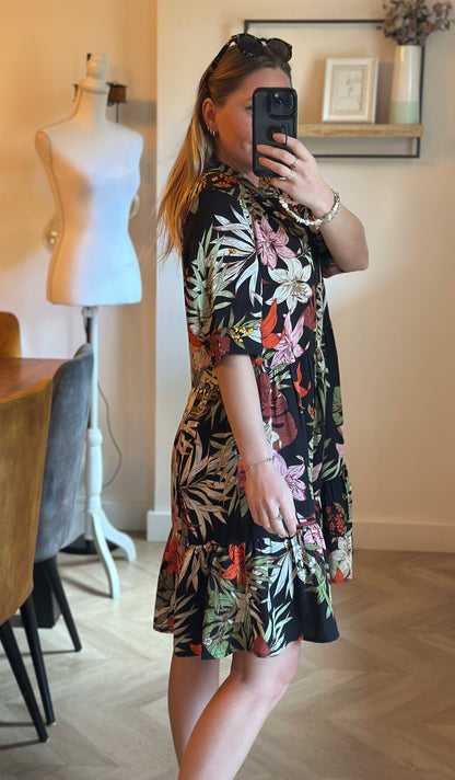Robe fleurie fluide T.38