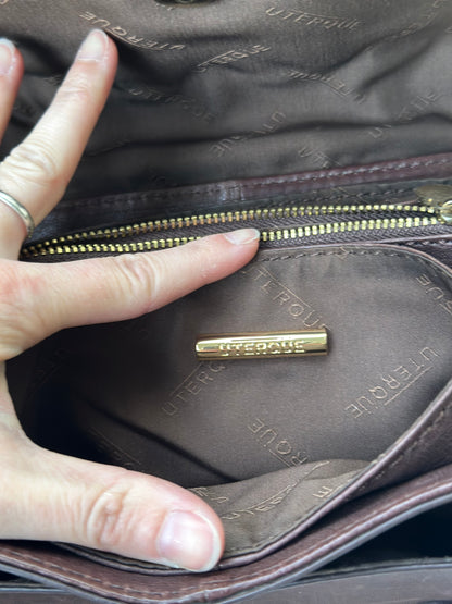 Sac bandoulière cuir marron