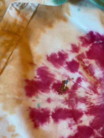 Chemise unisexe tie and dye multicolore T.40/42