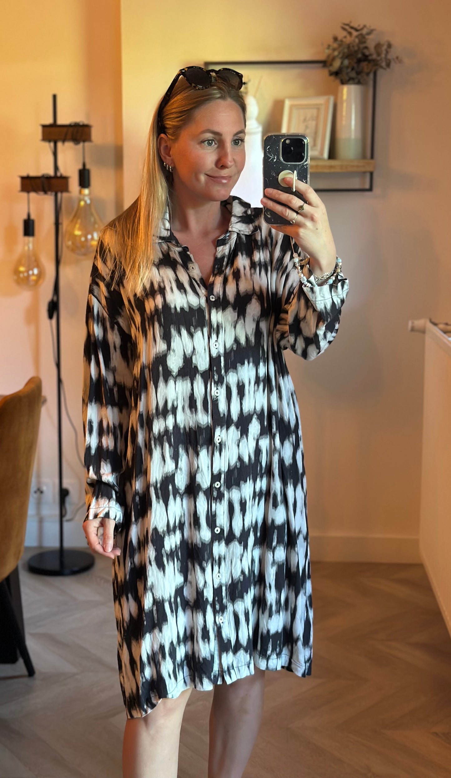 Robe oversize imprimée T.U