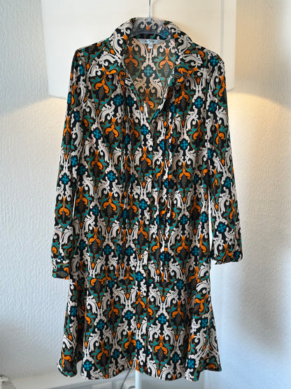 Robe imprimée a motifs colorées esprit bohème T.38
