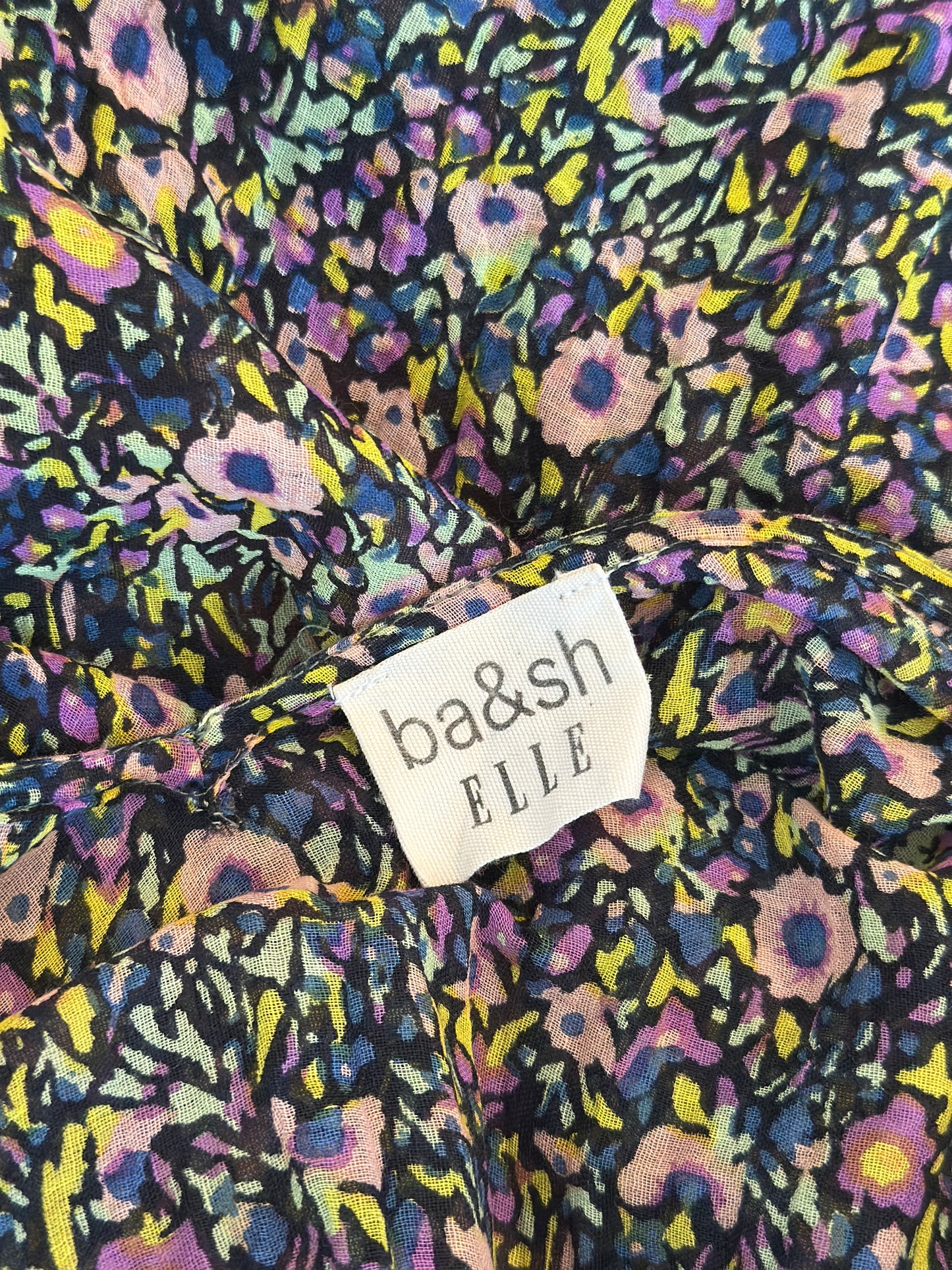 Kimono veste légère fleuri coton T.U
