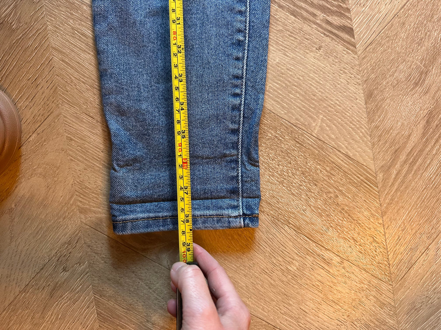 Jean mom denim bleu Levi’s high waisted T.34/36 W25
