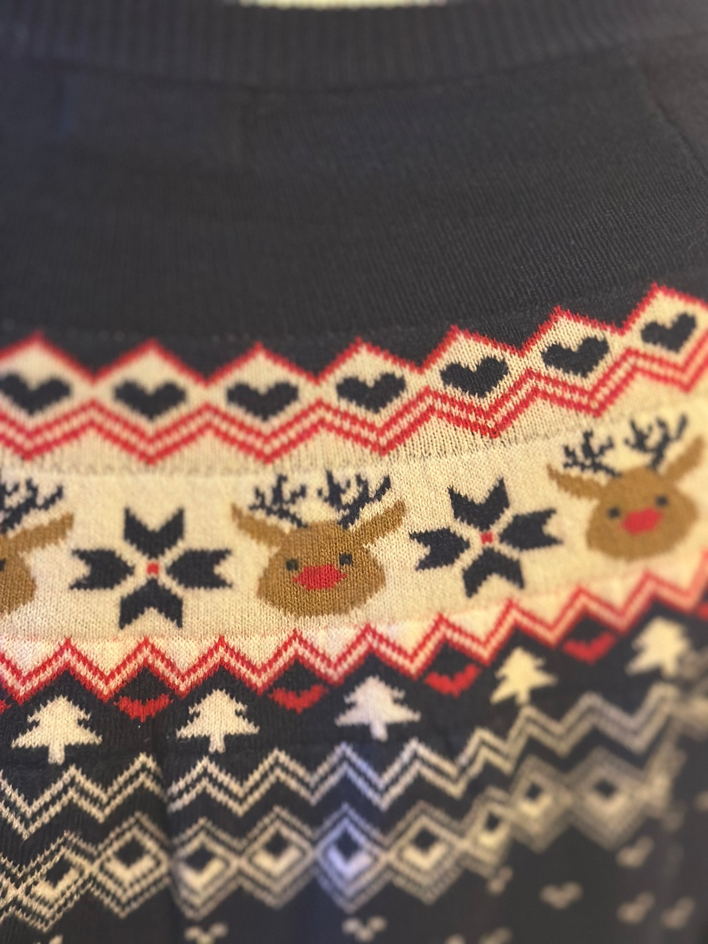 Robe pull marine motif d’hiver T.40