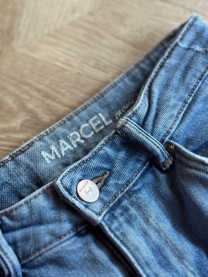 Jean droit denim bleu clair Marcel T.34