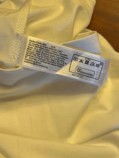 T-shirt blanc imprimé Chicago T.36 neuf