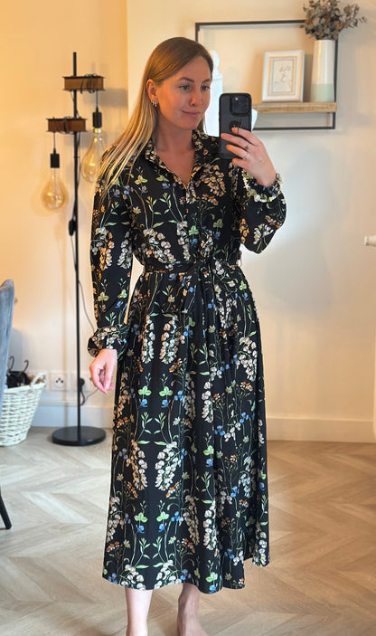 Robe longue fleurie T.38