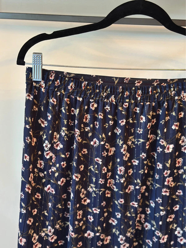 Jupe midi fleurie T.42