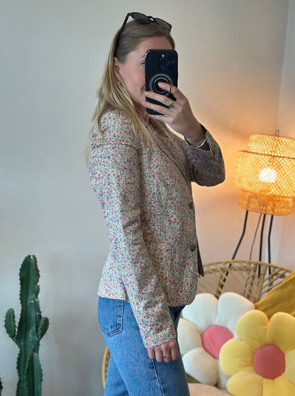 Blazer imprimé fleuri en Liberty T.34/36