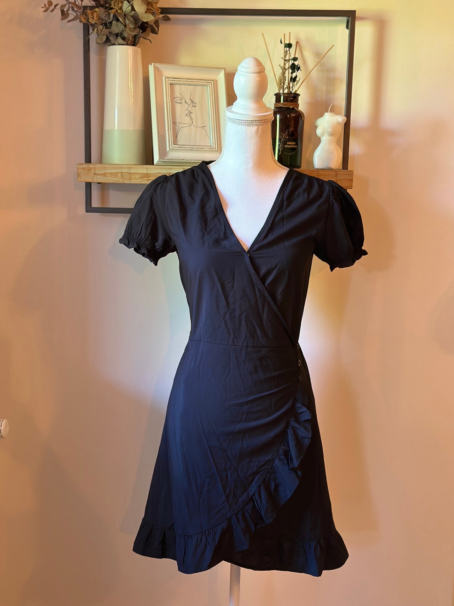 Robe noire portefeuille T.34