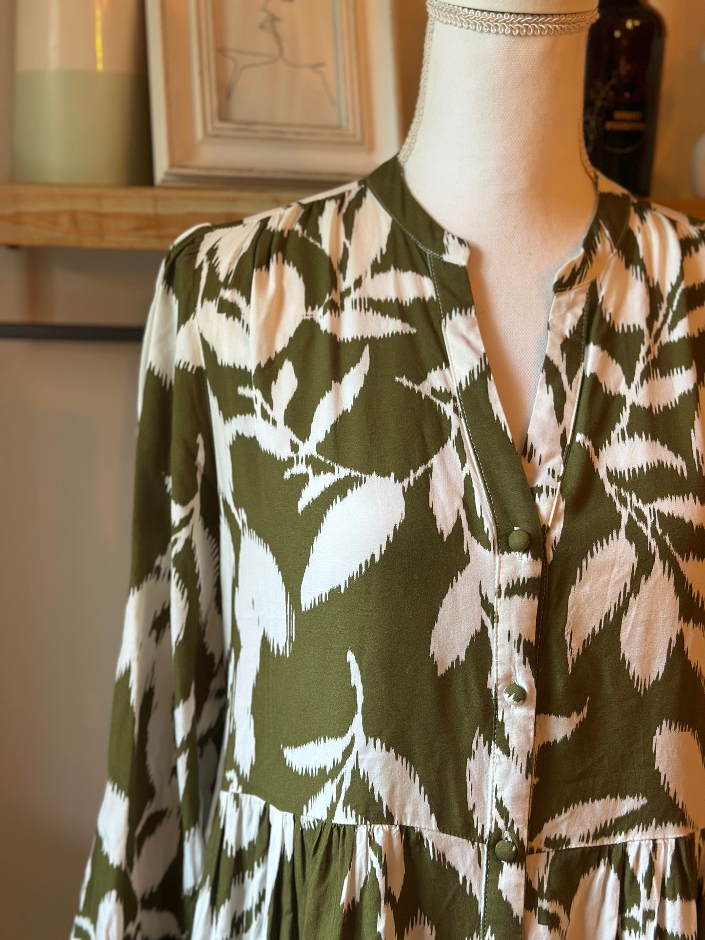 Robe longue motif cachemire modèle Riya T.38
