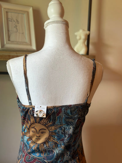 Robe d’été imprimé soleil coloré T.36