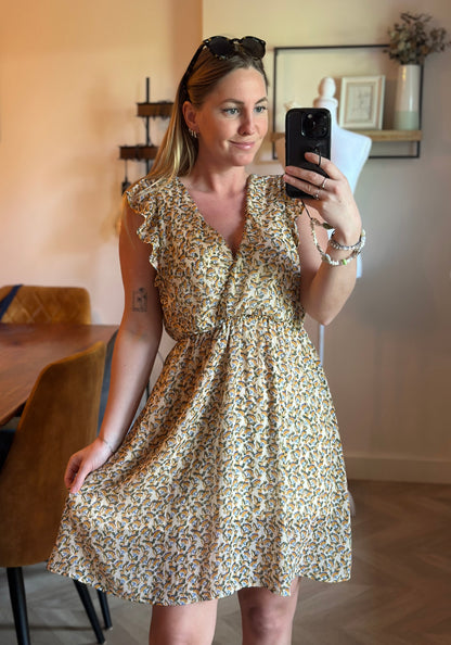 Robe d’été fleurie lurex T.36/38