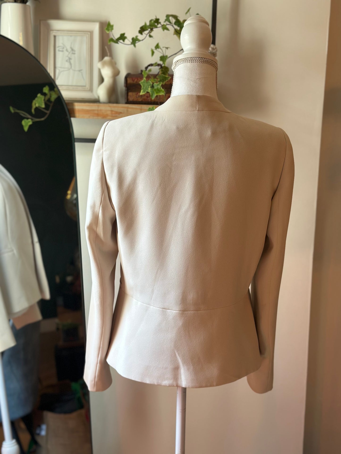 Blazer beige clair T.38