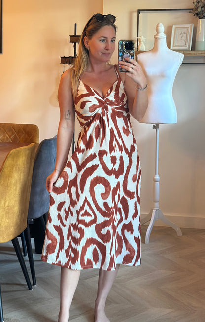 Robe imprimé animalier T.34