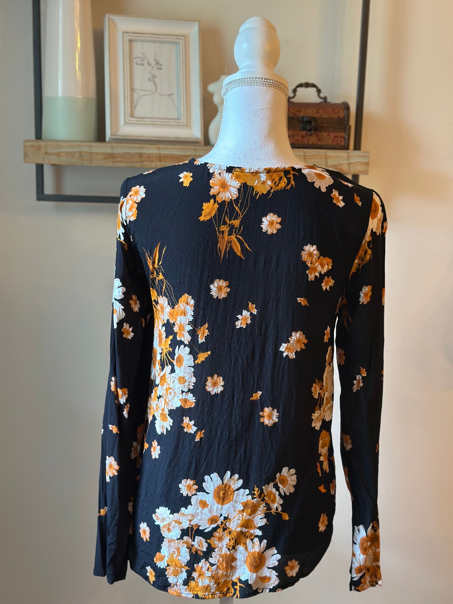 Blouse imprimé fleurs T.36