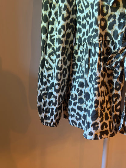 Blouse léopard en coton T.U
