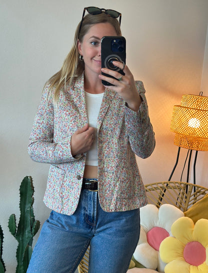 Blazer imprimé fleuri en Liberty T.34/36