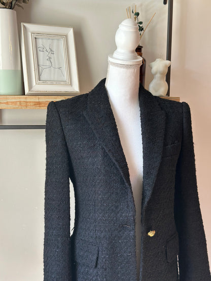 Blazer texturé noir T.34