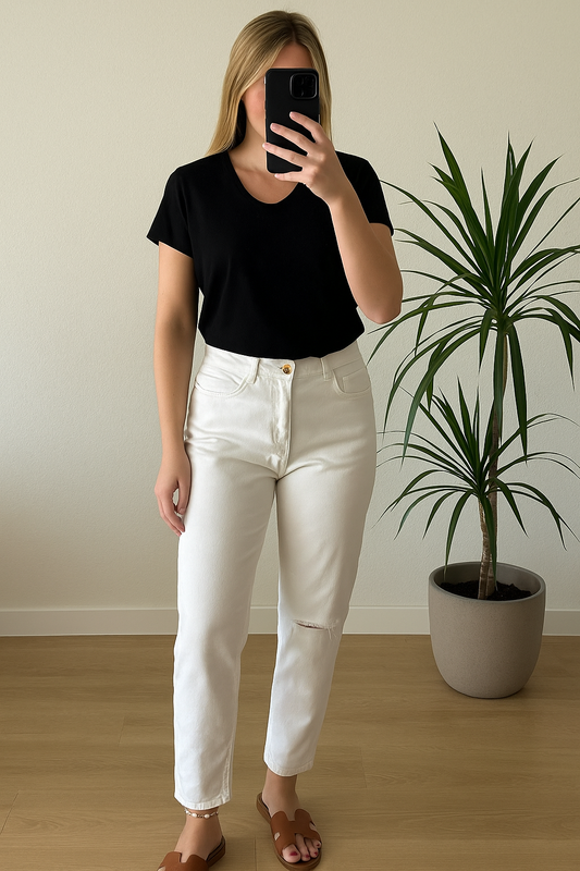 Jean blanc modèle « Robby » taille 38/40 (28)