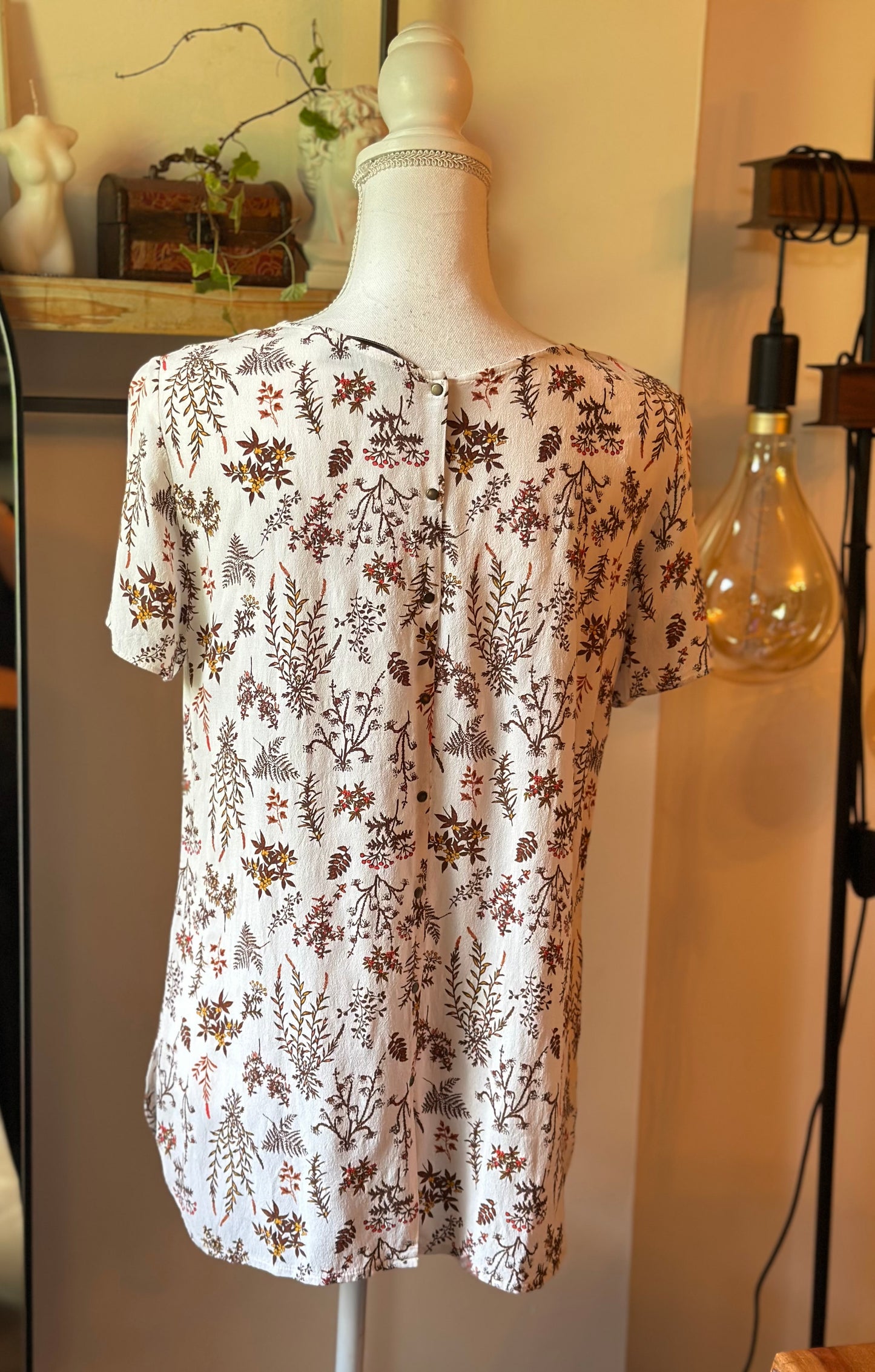Blouse imprimé floral T.36/38