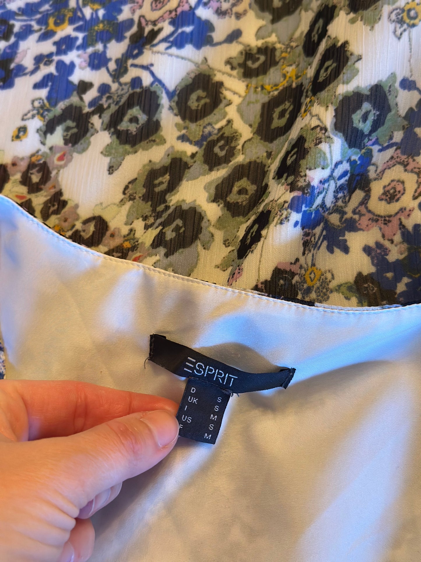 Blouse fluide imprimé fleuri T.38 oversize