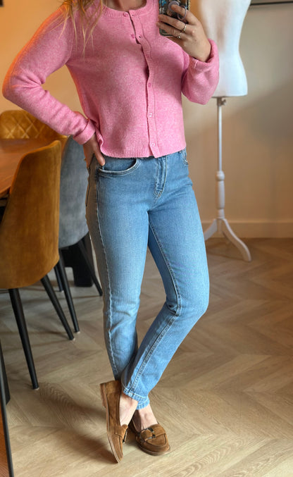 Jean droit denim bleu clair Marcel T.34