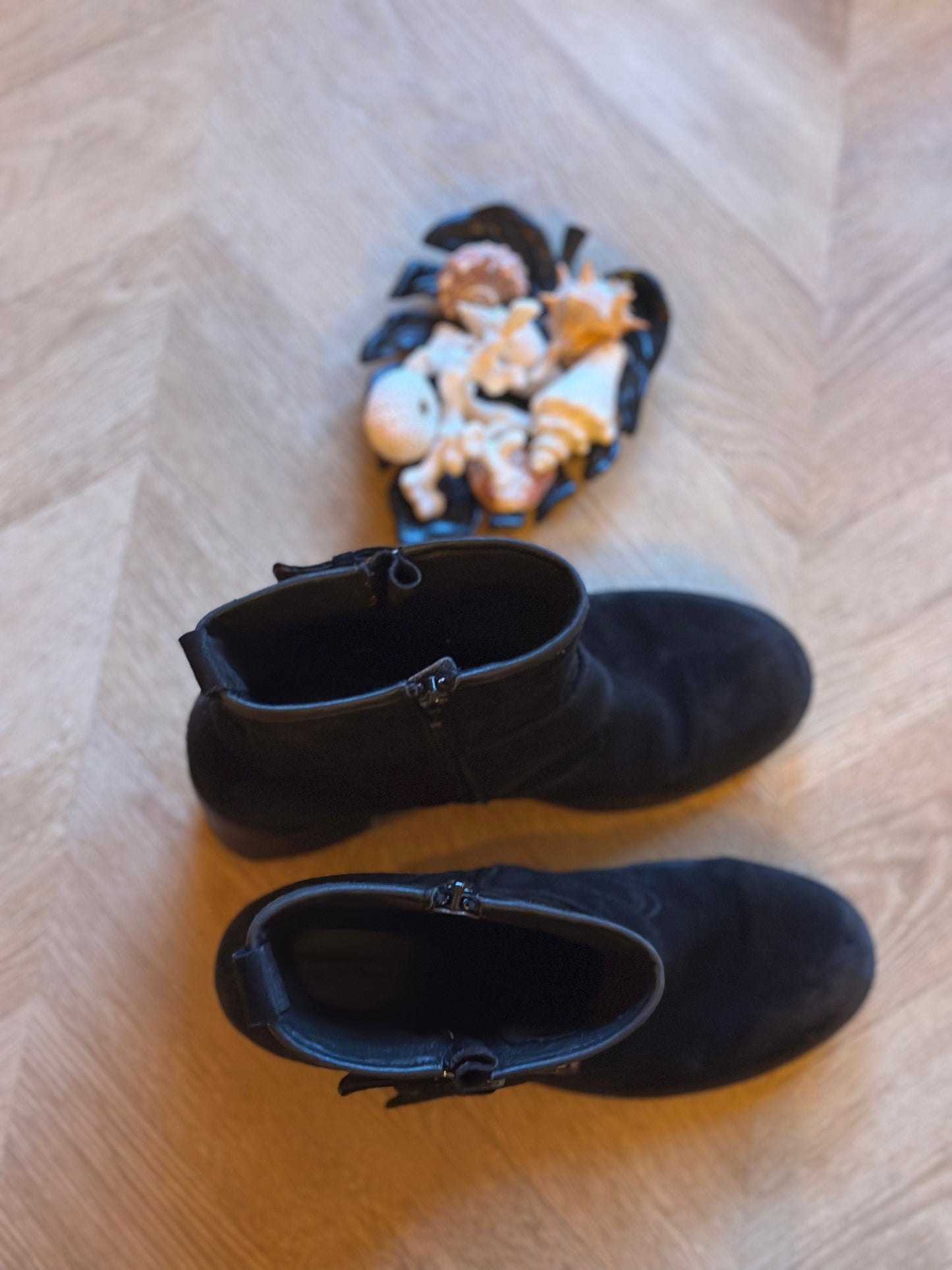 Bottines en cuir daim P.39