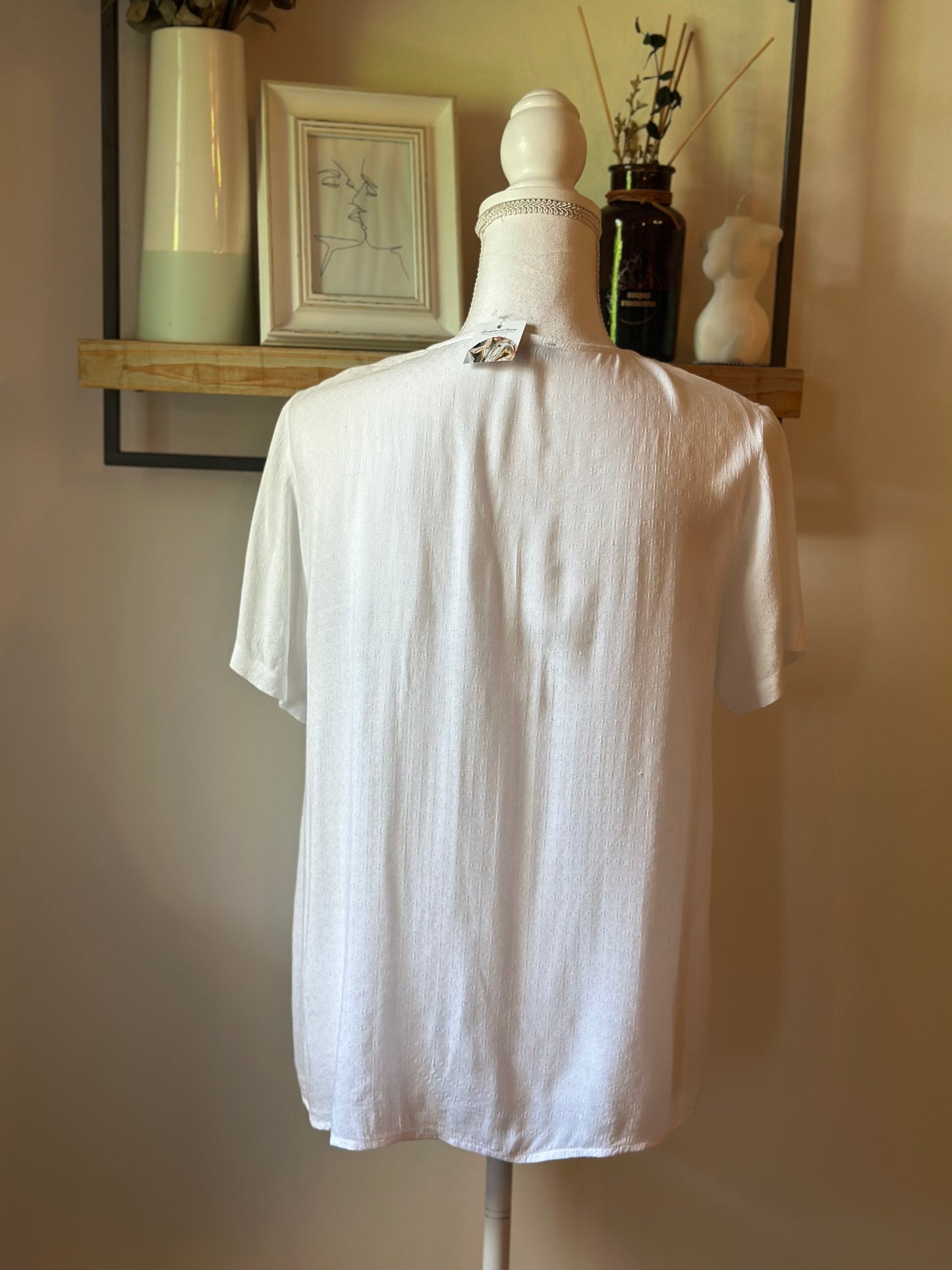 Blouse fluide écrue T.40