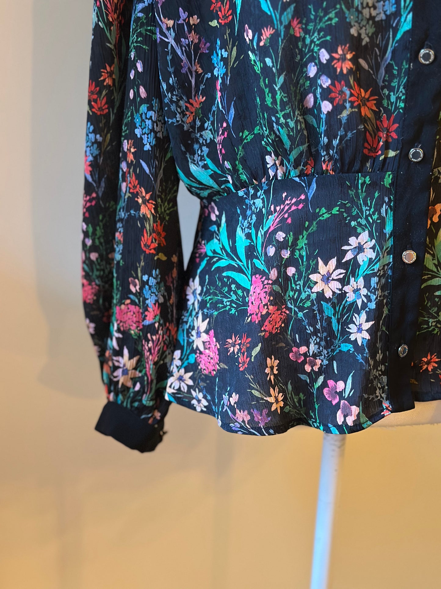 Blouse fluide imprimé fleurs T.40