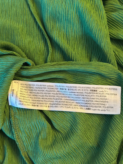 Chemisier vert à col noué T.34