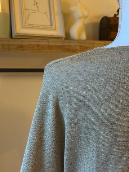 Top doré à maille fine T.36