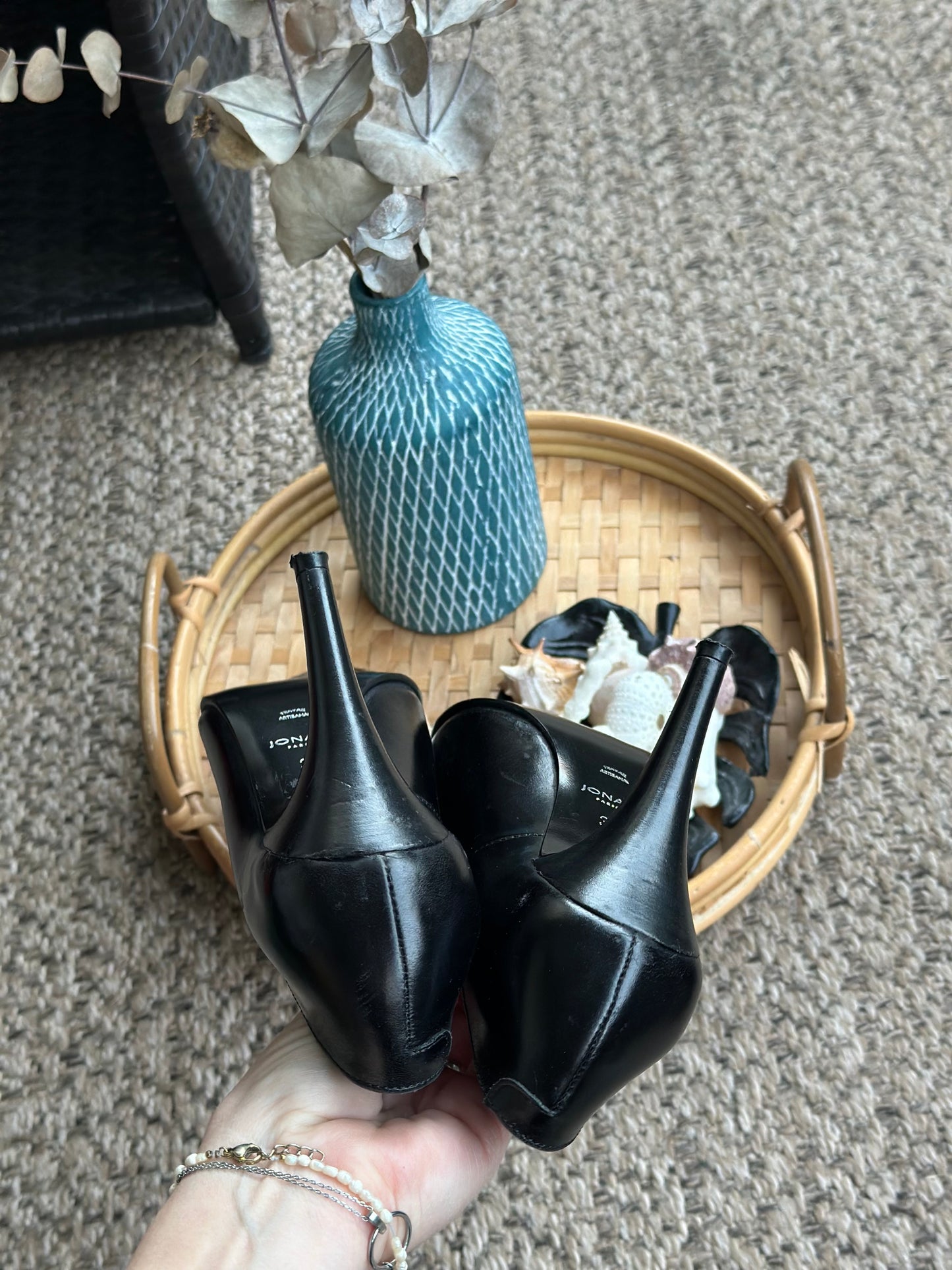 Escarpins cuir noir P.36