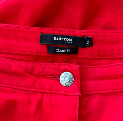 Pantalon jean rouge coupe Classic fit T.44