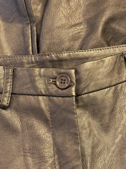 Pantalon effet cuir argenté Imperial – Taille XS