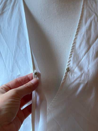 Blouse en coton broderie, anglaise T.36