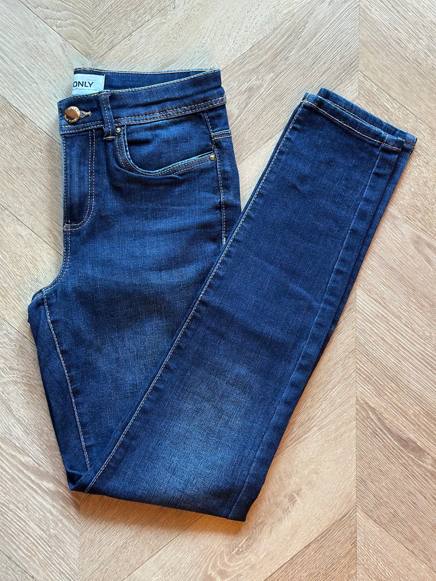 Jean skinny denim bleu T.34