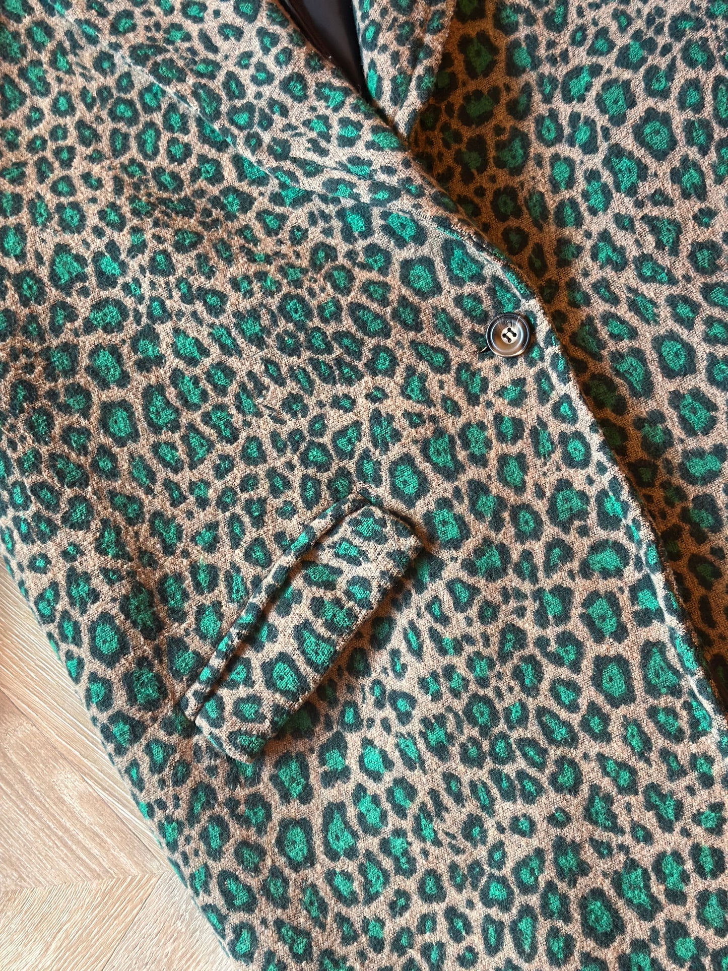 Robe verte à motifs dos nu T.36/38