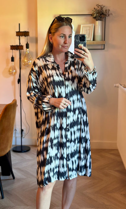 Robe oversize imprimée T.U