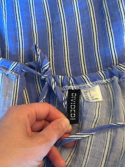 Robe rayée bleu et blanc T.34