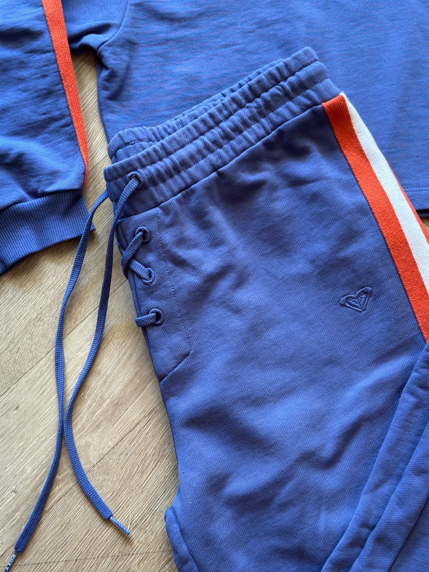 Ensemble jogging bleu sweat oversize pantalon T.38