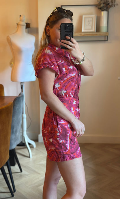 Combishort imprimée paisley T.36